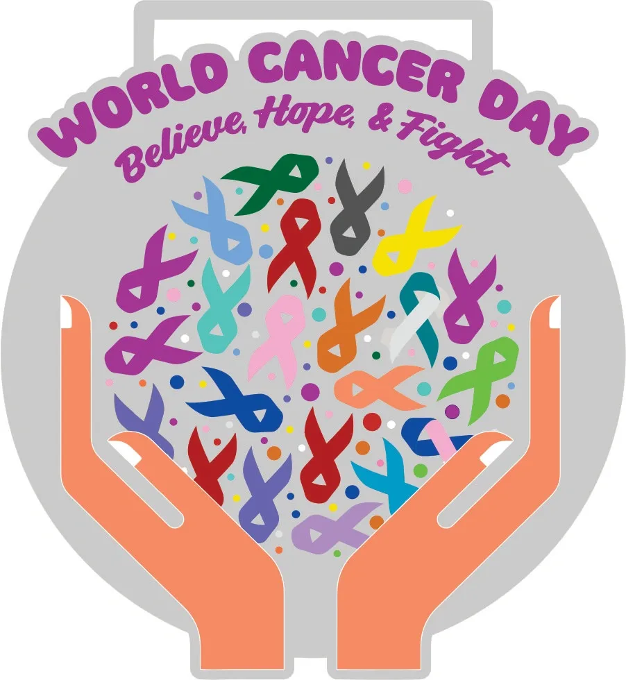 2025 World Cancer Day 1M 5K 10K 13.1 26.2 Benefitting Stand Up To
